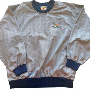 Cutter Buck 100th US Open Pebble Beach 2000 Pullover Windbreaker Mens Med blue